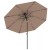 Parasol ogrodowy z korbką i kolorowymi lampkami LED