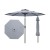 Parasol ogrodowy na balkon taras 270 cm