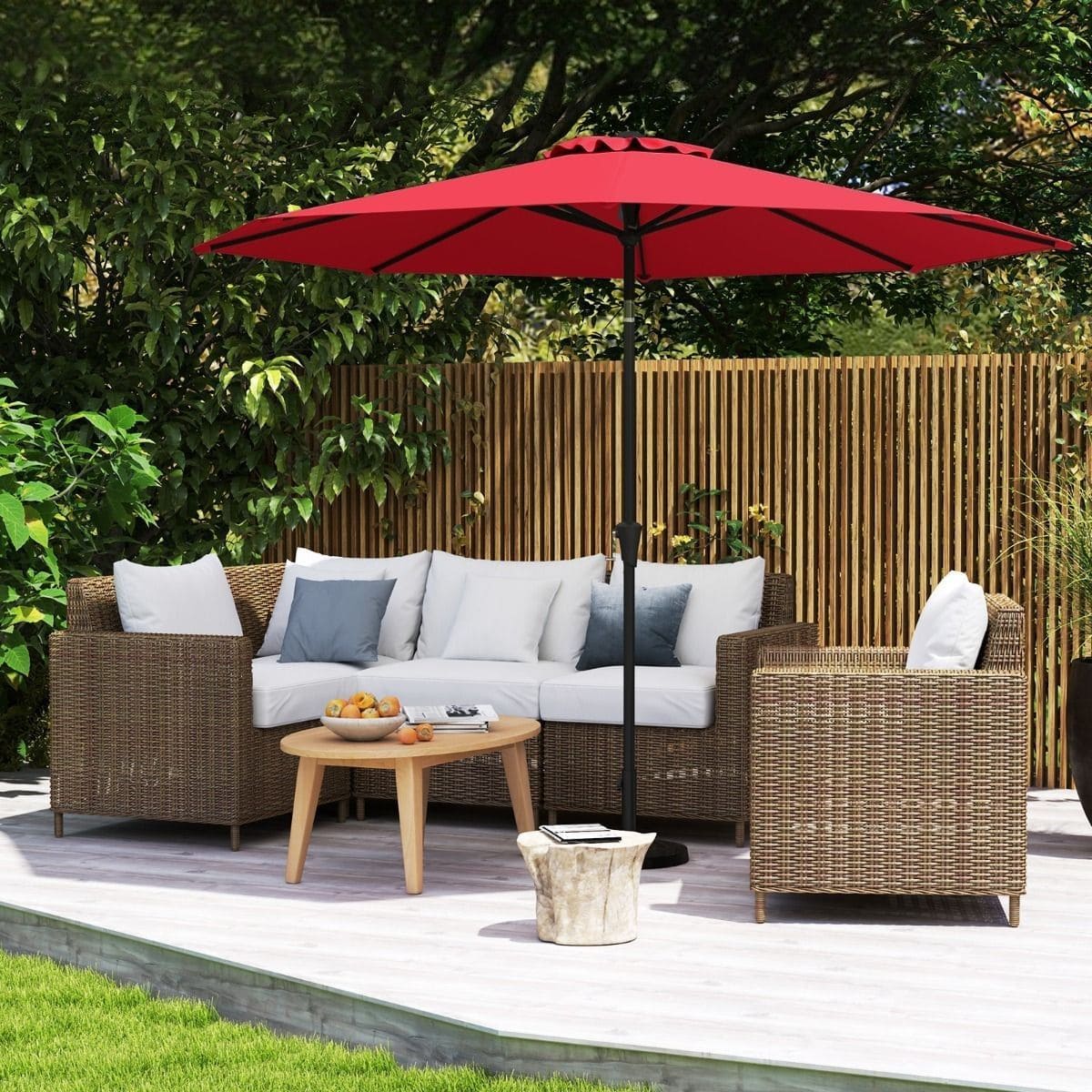 Parasol ogrodowy na balkon taras składany 300cm
