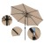 Parasol ogrodowy na balkon taras 300 cm
