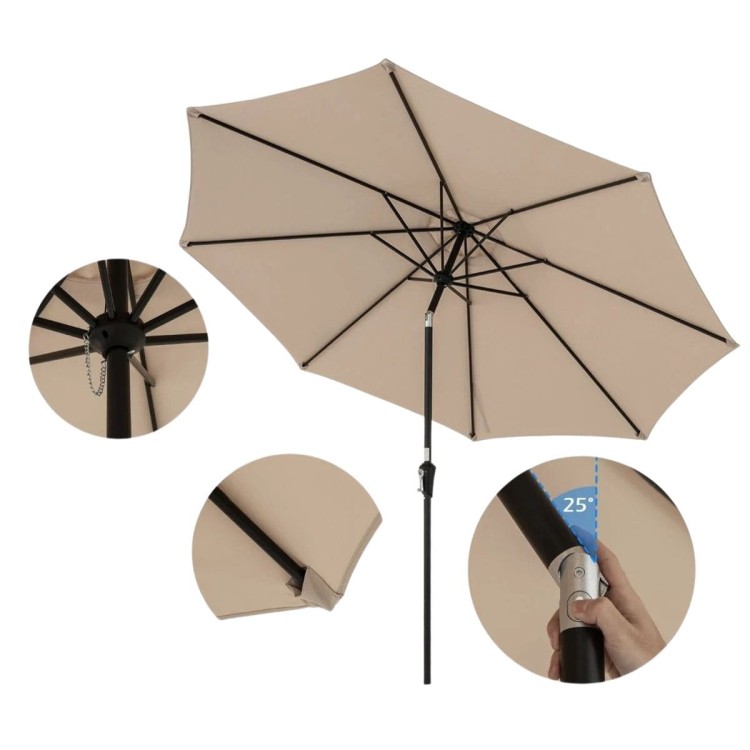 Parasol ogrodowy na balkon taras 300 cm