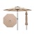 Parasol ogrodowy na balkon taras 270cm