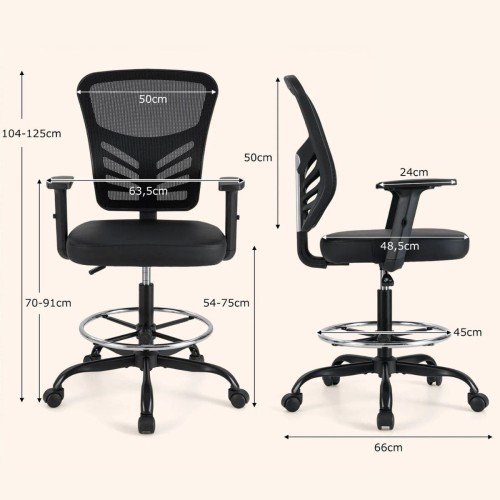 Ergonomiczne krzesło biurowe