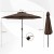Parasol tarasowy 260 cm brązowy