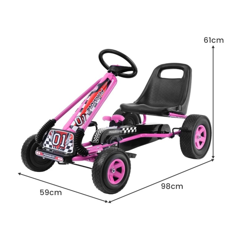 Gokart auto na pedały dla dzieci