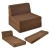 Rozkładana sofa 3 w 1 71 x 76 x 61 cm