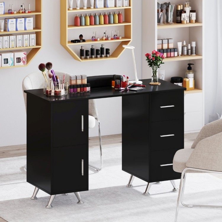 Biurko kosmetyczne do manicure czarne