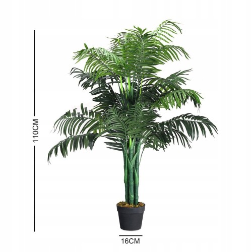 Sztuczna roślina ozdobna palma w doniczce 110cm