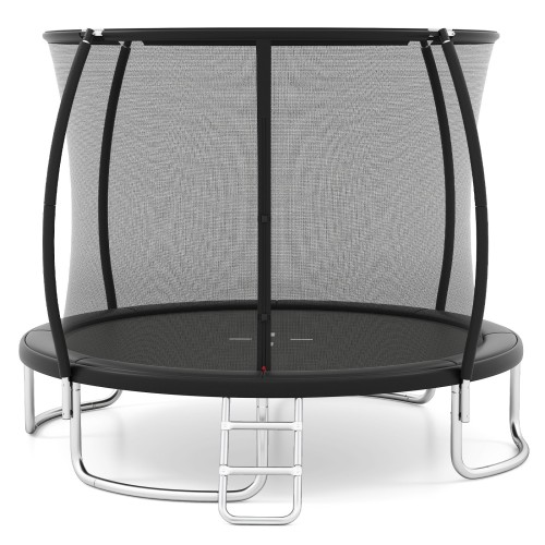 Trampolina ogrodowa z drabinką