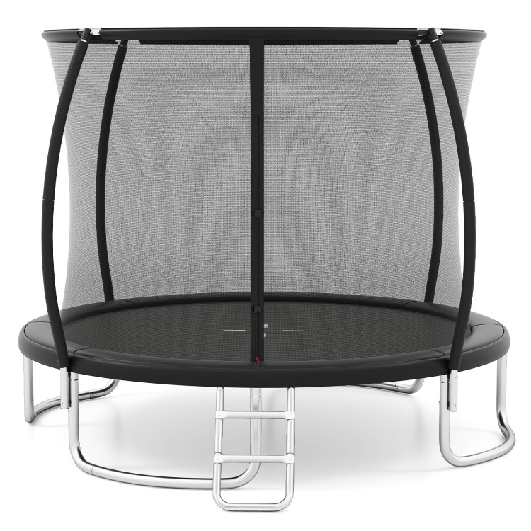 Trampolina ogrodowa z drabinką