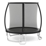 Trampolina ogrodowa 244 cm czarna