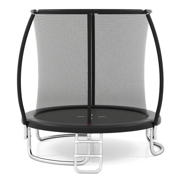 Trampolina ogrodowa 244 cm czarna