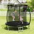 Trampolina ogrodowa 244 cm czarna