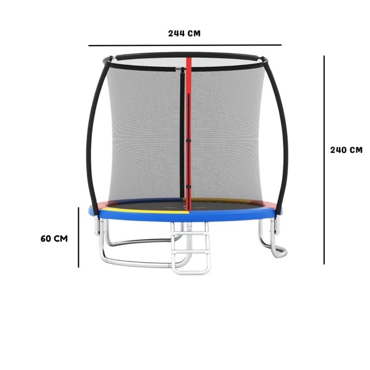 Trampolina ogrodowa 244 cm