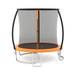Trampolina ogrodowa 244 cm pomarańczowa