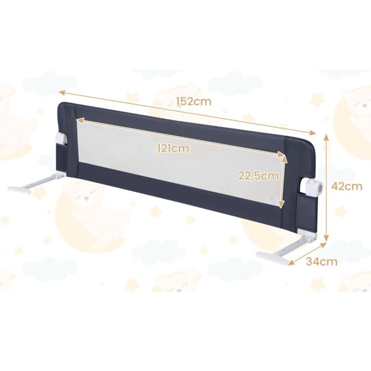 Barierka 150 cm do łóżka zabezpieczająca dziecko