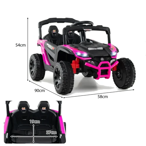 Samochód elektryczny dla dzieci Buggy różowy