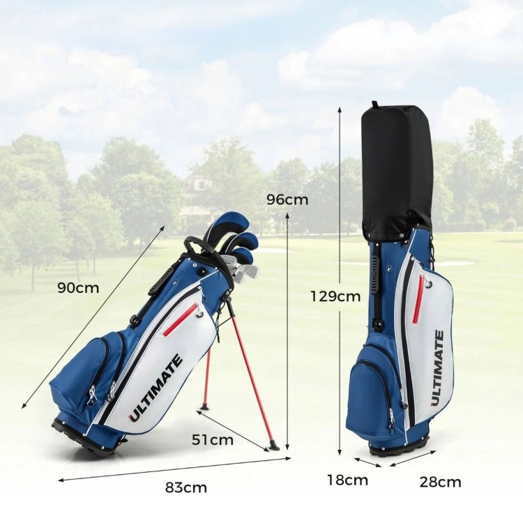 Zestaw 9 kijów golfowych + torba