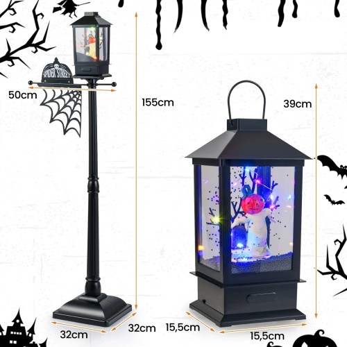 Dekoracyjna lampa ogrodowa na Halloween 155 cm