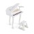 Dziecięcy keyboard pianino elektroniczne z taboretem 47 x 37 x 70 cm