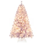 Sztuczna choinka z lampkami LED 180 cm