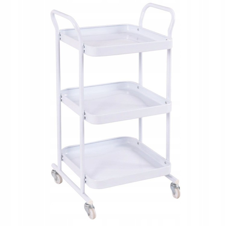 Wózek organizer na kółkach z 3 półkami