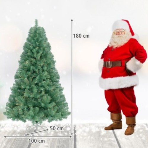 Sztuczna choinka z lampkami 180 cm