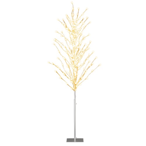 Sztuczne drzewko z oświetleniem LED 186 cm