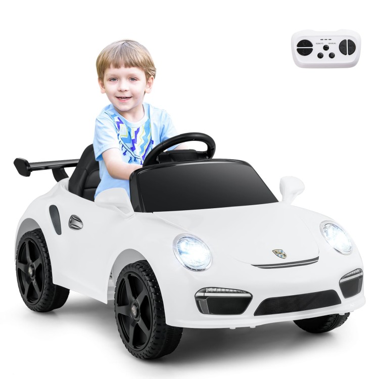Samochód elektryczny dla dzieci Porsche biały