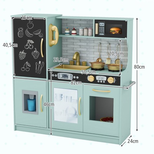 Kuchnia dla dzieci do zabawy w dom 82 x 24 x 80 cm