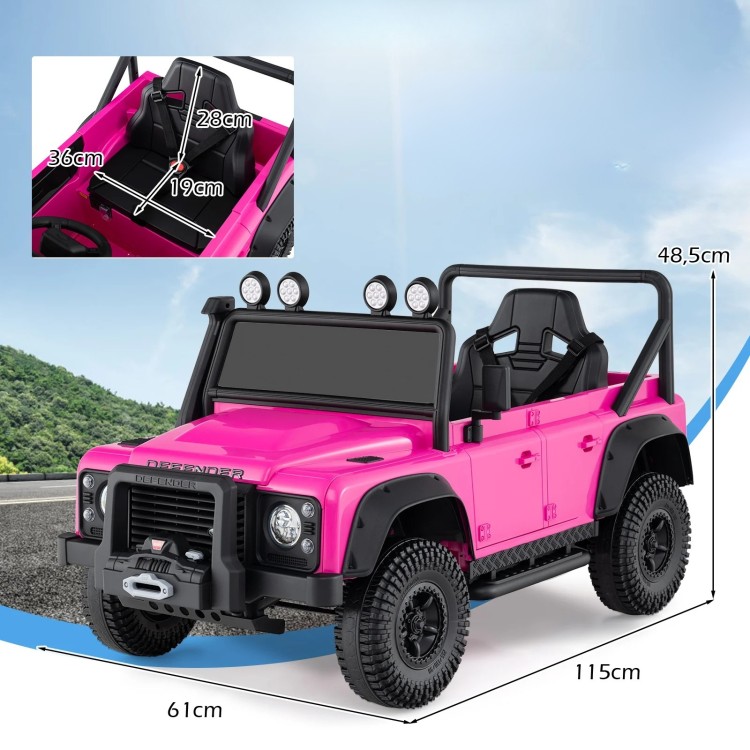 Samochód elektryczny dla dzieci Land Rover Defender