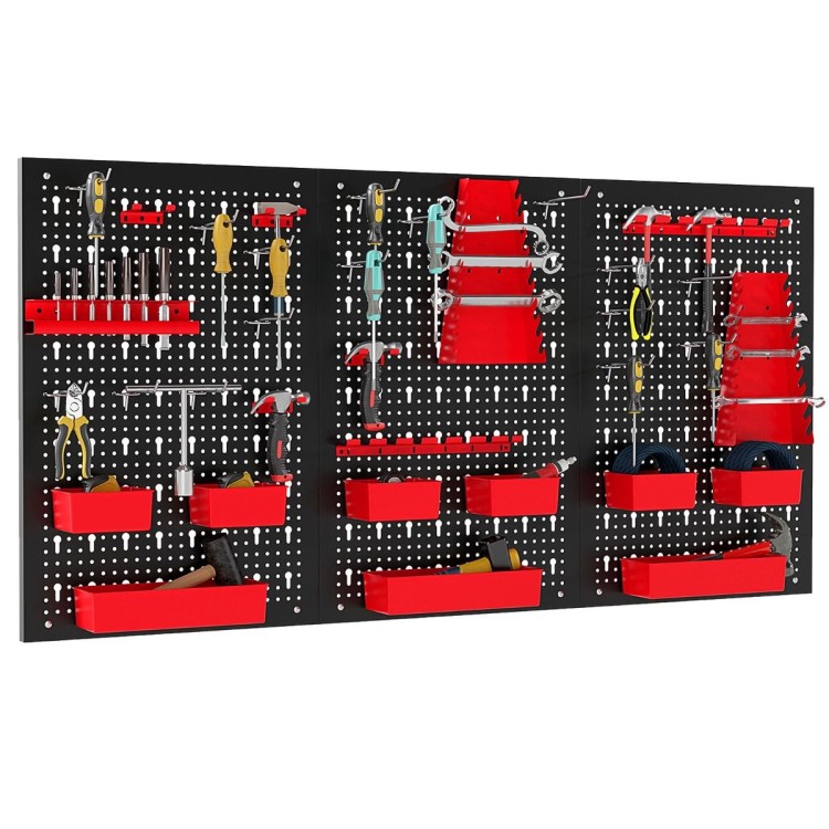 Metalowy panel na narzędzia