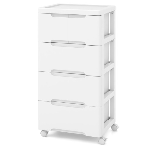 Komoda z 5 szufladami na dokumenty biała