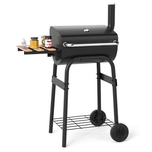 Grill węglowy z półką i termometrem