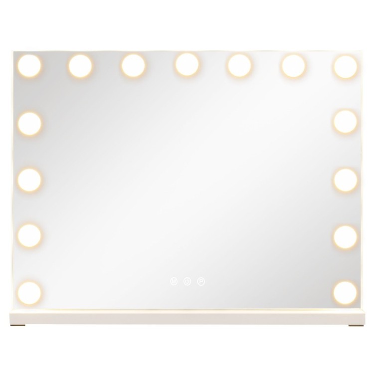 Lustro do makijażu z światłem LED w stylu Hollywoodzkim