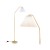 Lampa podłogowa do salonu złota