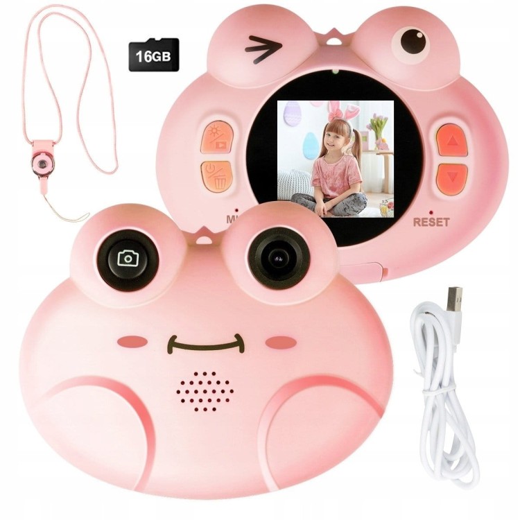 Aparat cyfrowy kamera hd dla dzieci 16gb usb