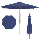 Drewniany parasol ogrodowy 300 x 262 cm