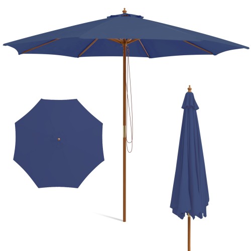Drewniany parasol ogrodowy 300 x 262 cm
