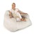 Fotel typu beanbag Pufa do salonu 129 x 111 x 69 cm