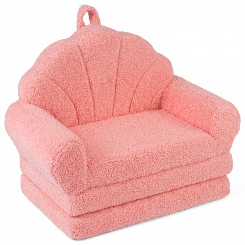 Rozkładana sofa dziecięca w kształcie muszelki