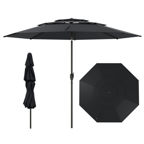 Regulowany parasol ogrodowy o średnicy 300 cm