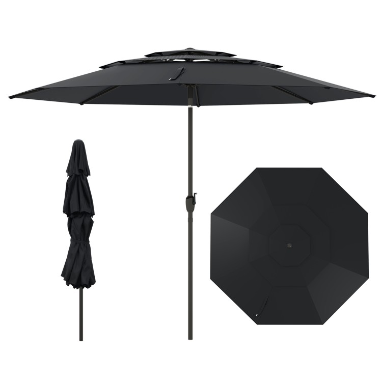 Regulowany parasol ogrodowy o średnicy 300 cm