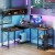 Narożne biurko komputerowe