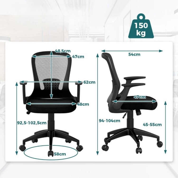 Ergonomiczny fotel biurowy z regulowanym oparciem