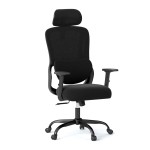 Ergonomiczne krzesło biurowe z regulowanym zagłówkiem