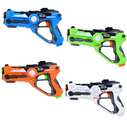 Pistolety laserowe laser tag zestaw 4 sztuki