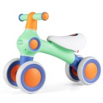 Dziecięcy rowerek biegowy z 4 kołami i regulowanym siedziskiem