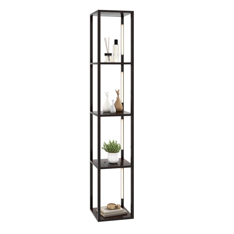 Lampa podłogowa LED z 4 półkami
