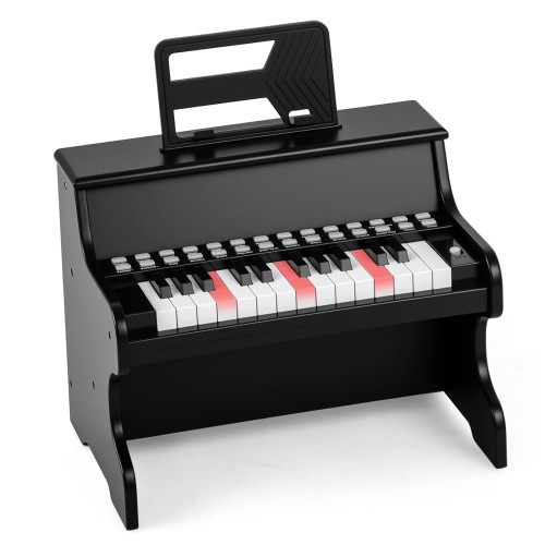 25-klawiszowy mini keyboard dla dzieci czarny